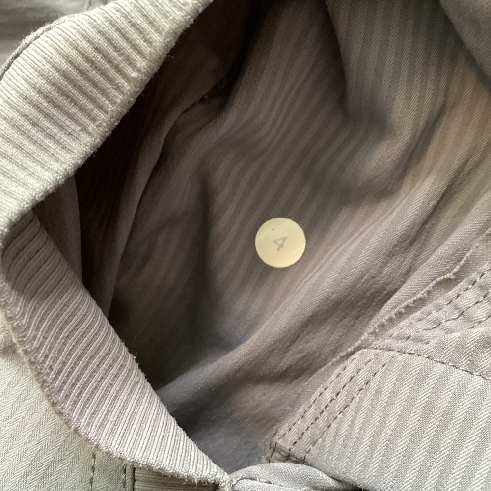 Lululemon Quick Step Studio Pant Blurred Grey Swift Long Tall Ruched Convertible - Picture 10 of 10